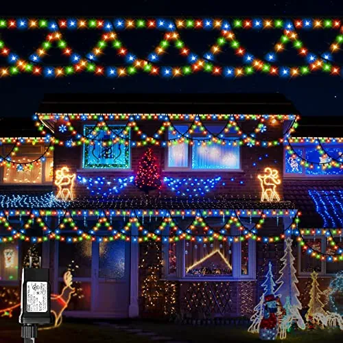 40' Christmas Lights Banner