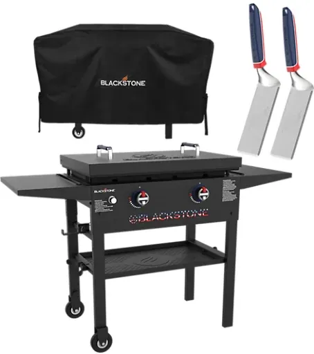Blackstone Limited Edition 28 in. Patriotic Griddle with Spatulas and Cover