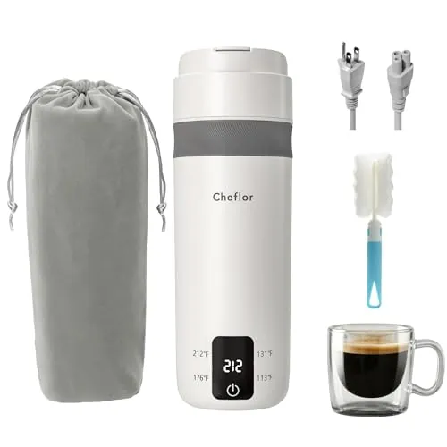 Cheflor 450ml Portable Travel Kettle