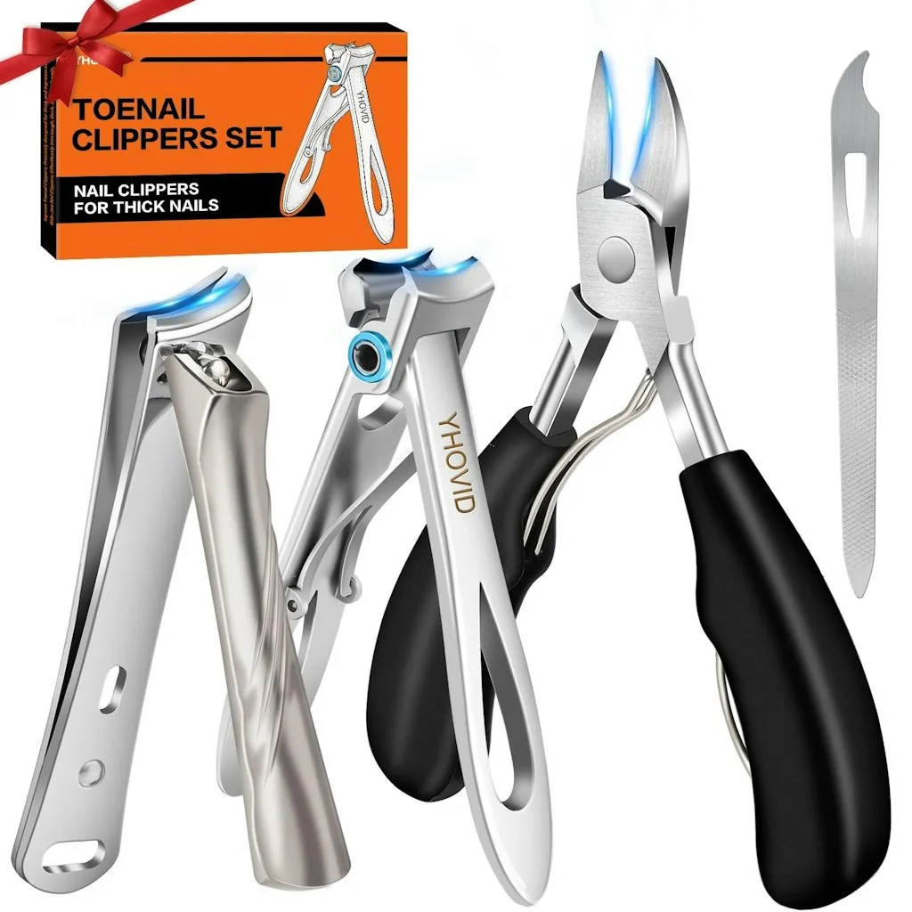 4-in-1 Toe Nail Clippers for Thick Nails