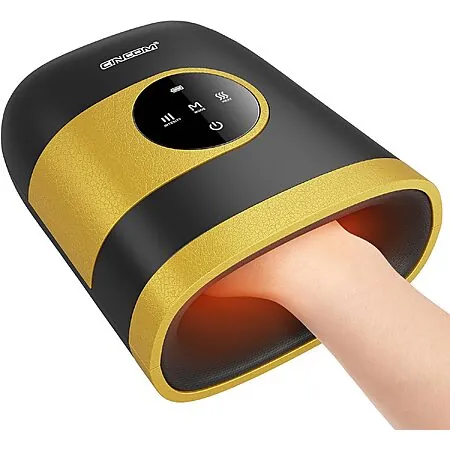 CINCOM Rechargeable Cordless Hand Massager w/ Heat & Air Compression (4 Colors)