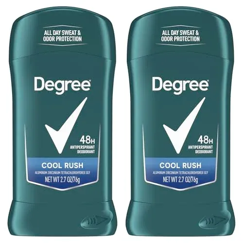 Degree Men Original Antiperspirant Cool Rush Twin Pack 2.7 oz