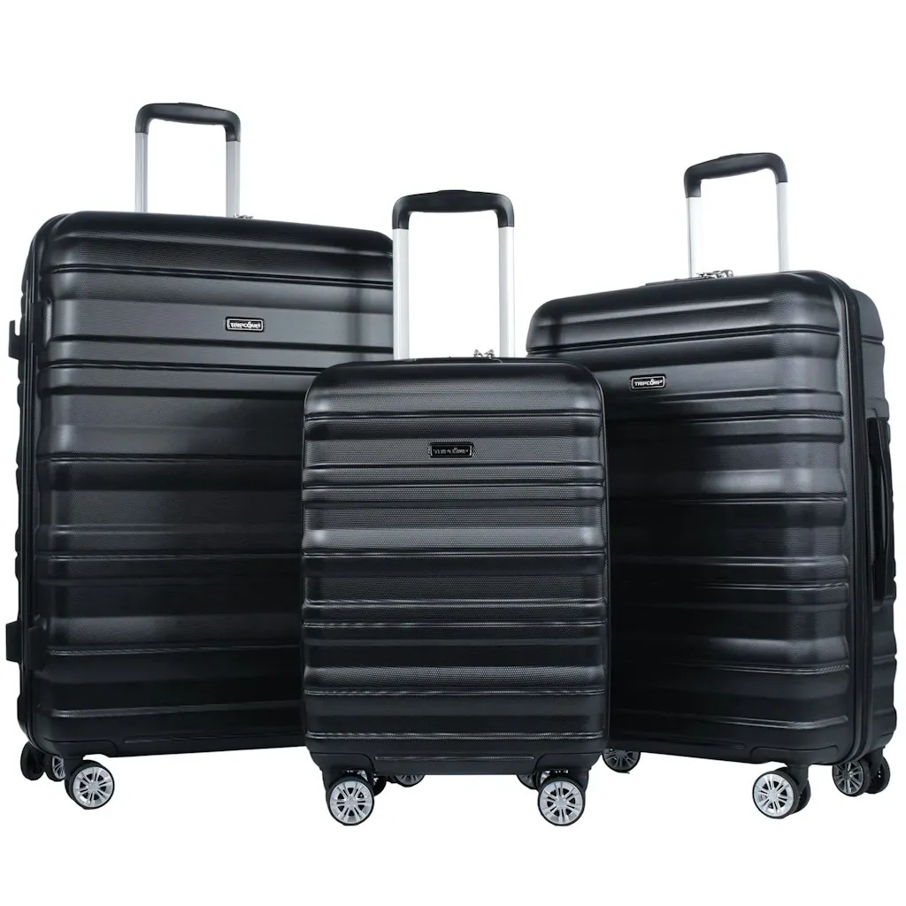 Tripcomp Hardside 3-Piece Luggage Set
