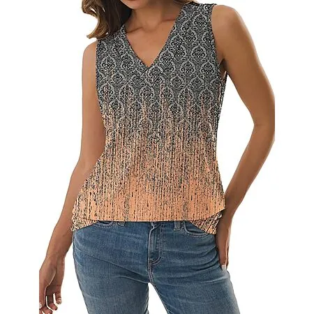 GKBK Women's V-Neck Tank Top (Various Colors)