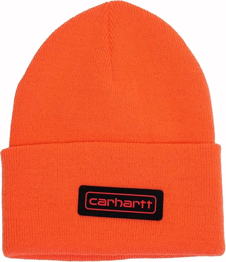 Carhartt Men's Knit Logo Patch Beanie