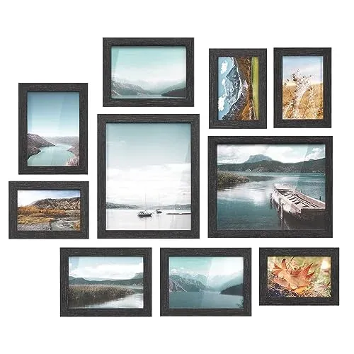 SONGMICS Collage Picture Frames, Set of 10
