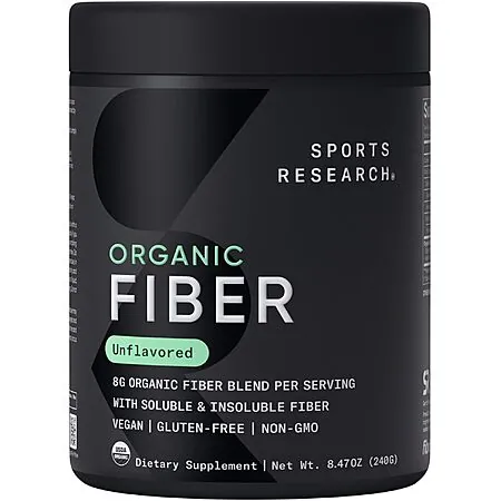Select Accts: 8.47-Oz Sports Research Organic Fiber Powder (Unflavored)