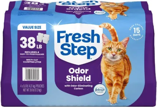 Fresh Step Multi-Cat Clumping Litter With Febreze Freshness 38lb