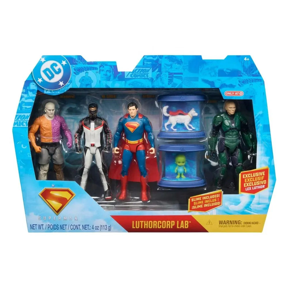 DC Comics Superman Luthercorp Lab Action Figure Set