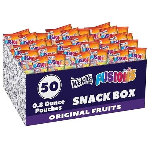 Welch's Fruit Snacks Fusions 50-Pack