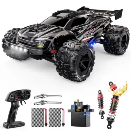 DEERC 9312E 1/18 Scale Fast RC Car w/ 2 Li-po Batteries