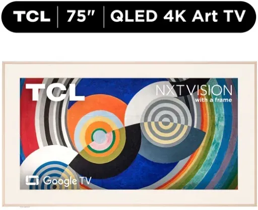 TCL 75" 4K QLED Smart Google TV 120Hz