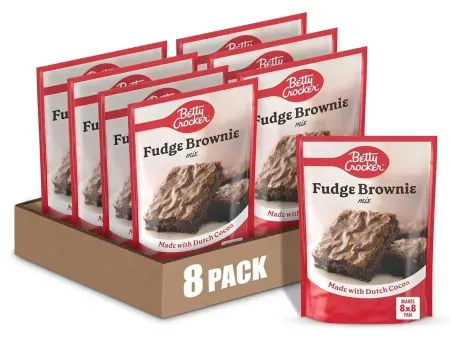 8-Pack 10.25oz Betty Crocker Fudge Brownie Baking Mix