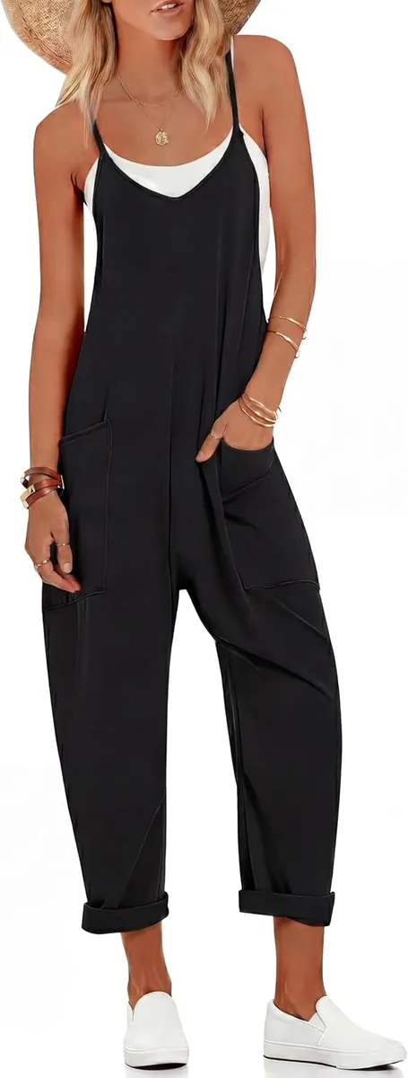Ekouaer Women’s Sleeveless Jumpsuit