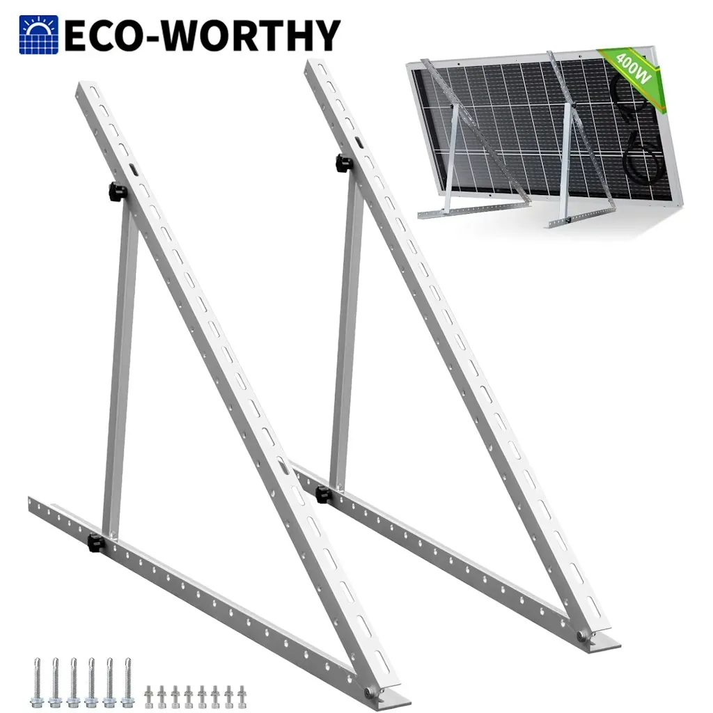 Eco-Worthy 45" Foldable Tilt Leg Solar Panel Mount Brackets
