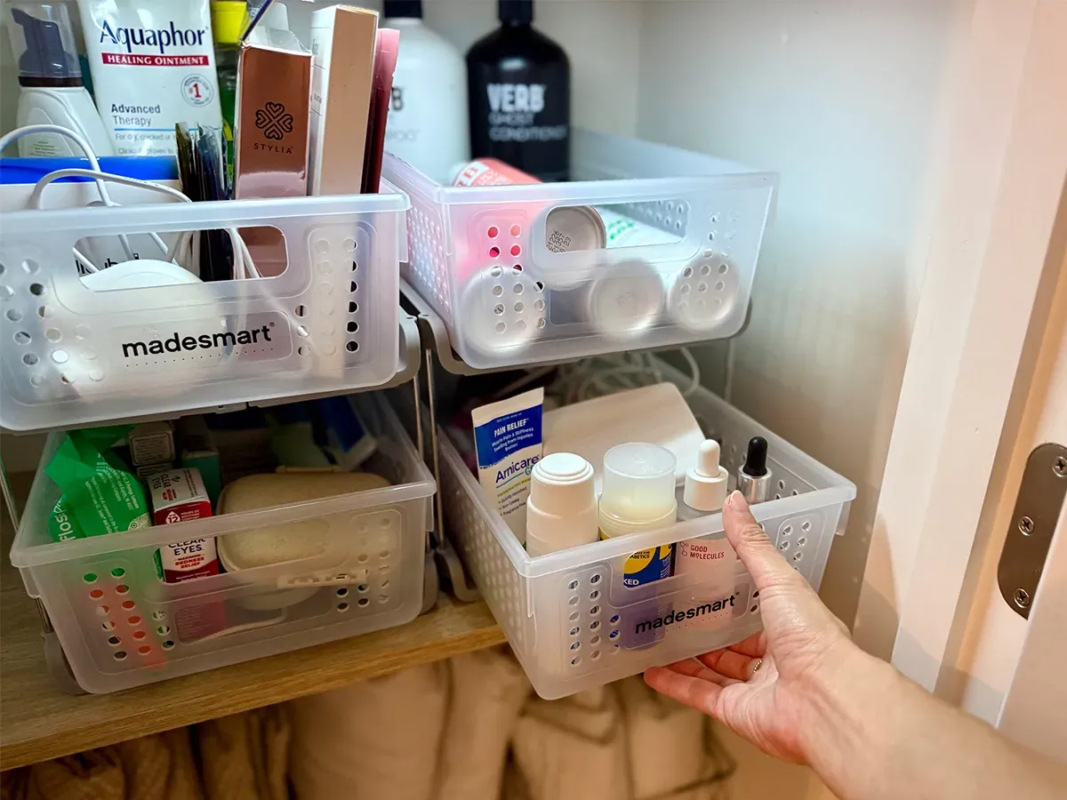 TWO Antimicrobial Under Cabinet Tiered Organizers Just $19.99 Shipped