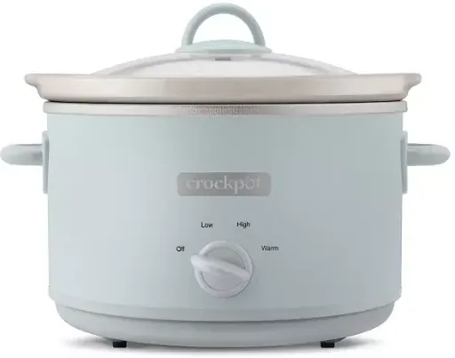 Crock-Pot 4.5-Qt Manual Slow Cooker (Light Blue)