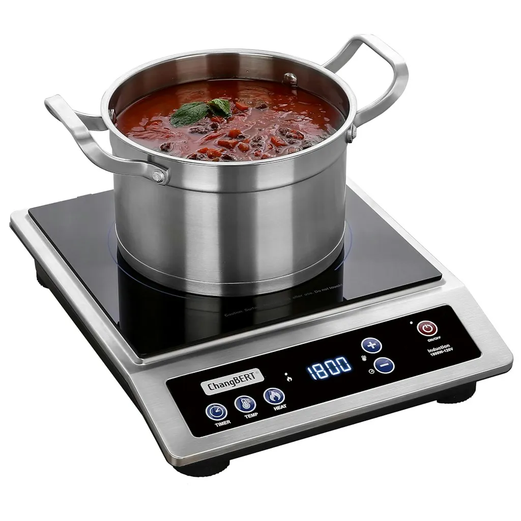 ChangBERT Commercial Grade 8" Portable Induction Cooktop