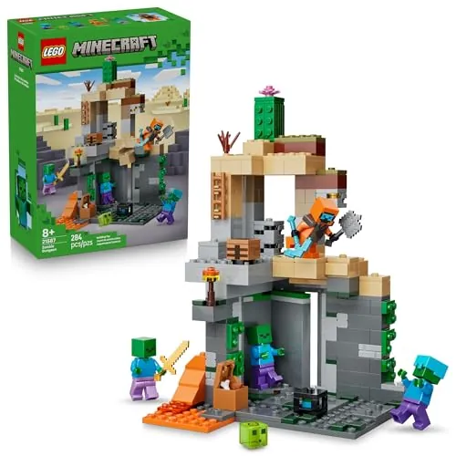 LEGO Minecraft Zombie Dungeon Building & Pretend Play Toy (21587)