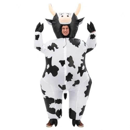 Inflatable Cow Costume for Adults