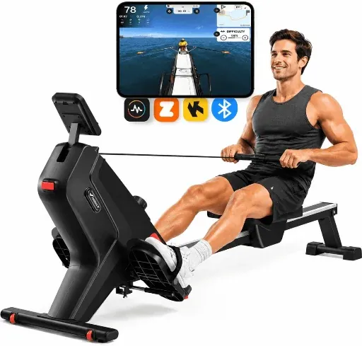 MERACH Foldable Magnetic Rowing Machine
