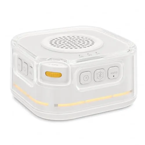 White Noise Machine for Baby with 28 Sounds, Auto Cry Detection, and Bluetooth Speaker