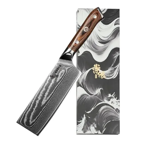 Soden 7" Damascus Steel Meat Cleaver Knife