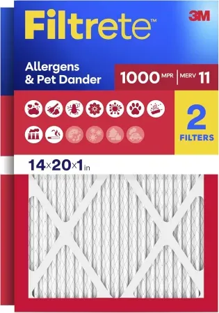 Filtrete 14x20x1 MERV 11 MPR 1000 2 HVAC Air Filter
