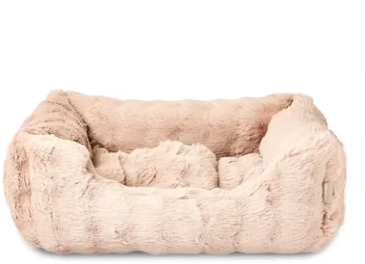 Vibrant Life Bubble Faux Fur Orthopedic Cuddler Pet Bed 24" x 20"