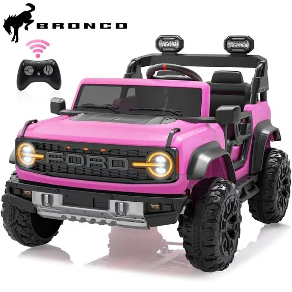 iYofe 2-Seater Ford Bronco Raptor Ride-On Electric Toy Car