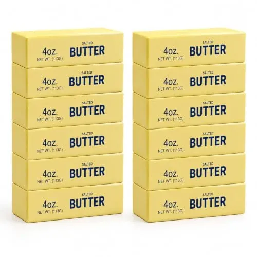 Slow Rising Butter Squishies 12-Pack