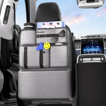 FLORICH PU-Coated Fabric Car Backseat Organizer