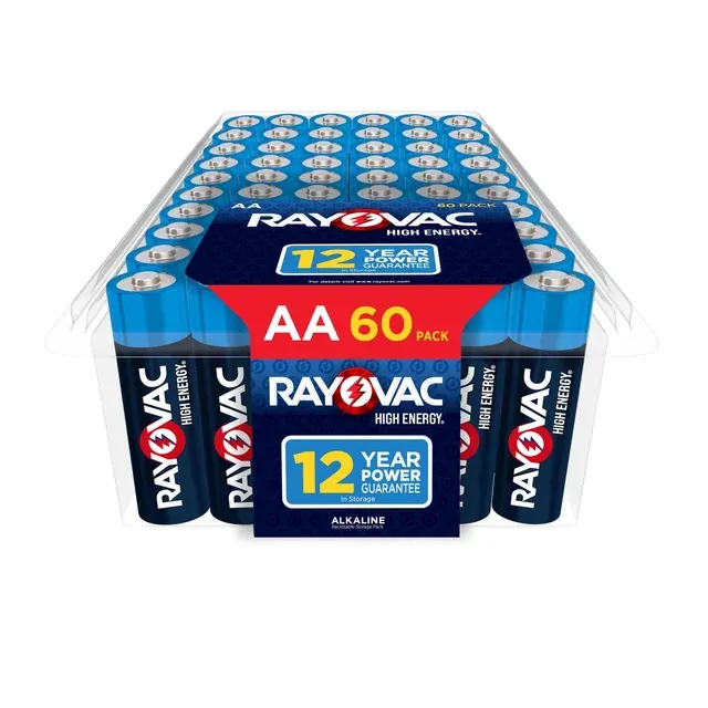 Rayovac Alkaline AA Batteries (60 Pack)