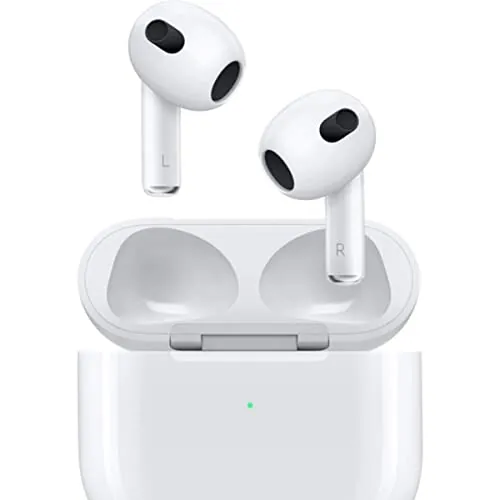 Apple AirPods with Lightning Charging Case (3rd Generation) (Renewed)