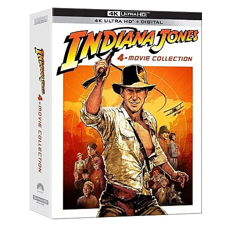 Indiana Jones 4-Movie Collection (4K Ultra HD + Digital)