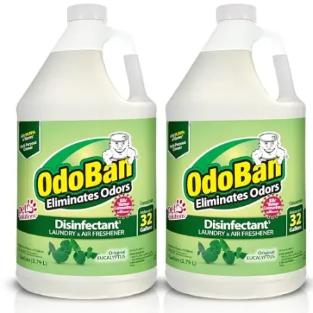 2-Pack 1 Gallon OdoBan Multi-Purpose Disinfectant and Odor Eliminator Concentrate