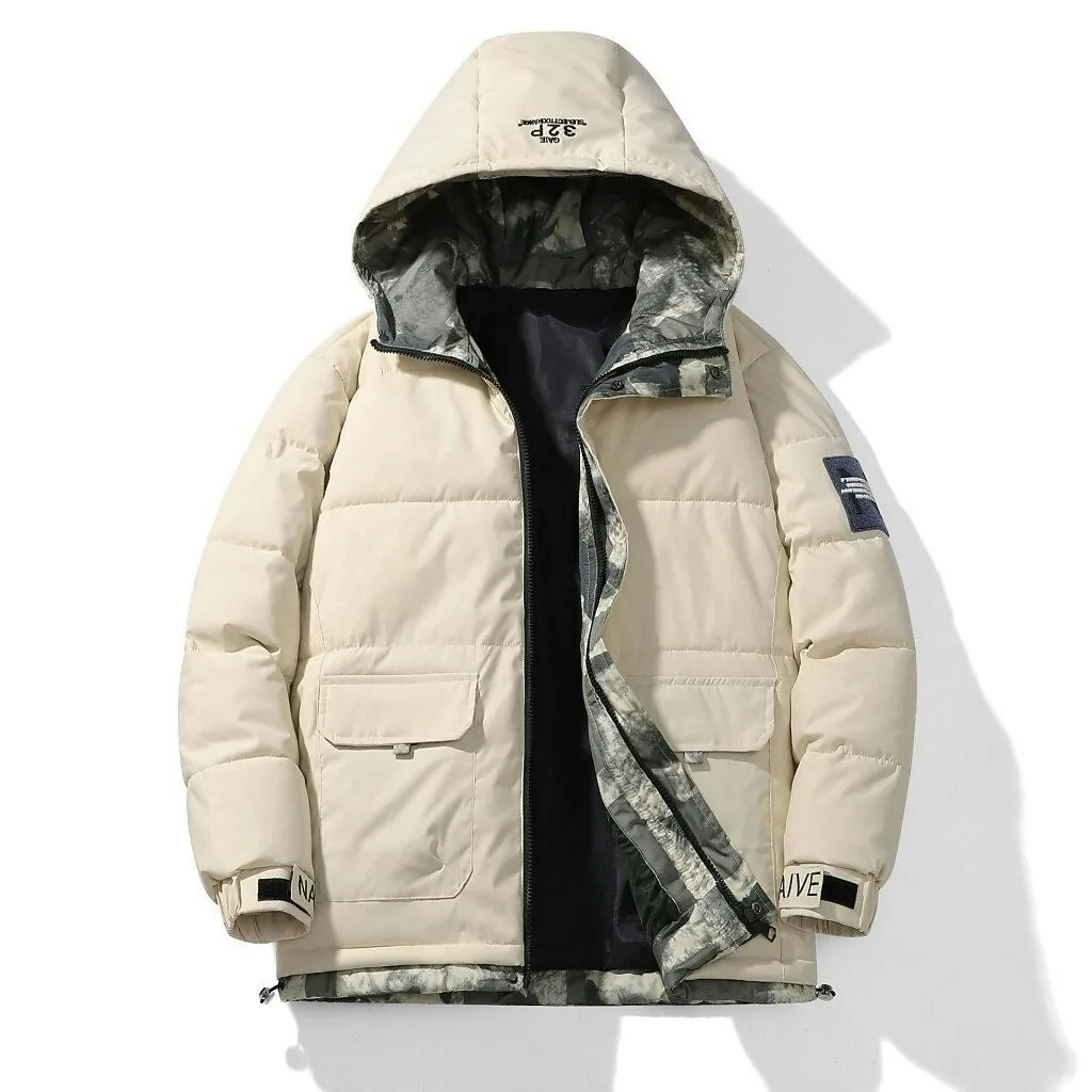 Men's Quilted Hooded Puffer Jacket