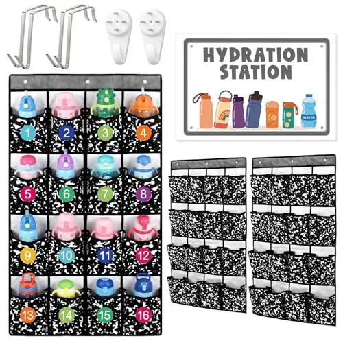 Classroom Water Bottle Storage 2-Piece Set