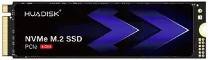 HUADISK 1TB M.2 2280 PCIe 4.0 x4 NVMe 1.4 3D NAND Internal Solid State Drive, Seq. Read Speeds Up to 7,200MB/s, for PS5, PC and Laptops (HYV1TBX4(GR))
