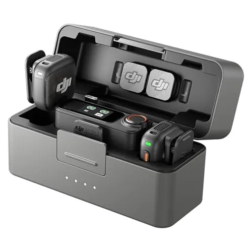 DJI Mic 3 2-Transmitter 1-Receiver Wireless Microphone System