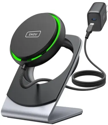 INIU MagPro 15W Magnetic Fast Charging Wireless Charger Stand