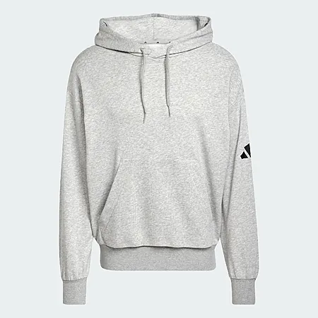 adidas Men's Essentials Loose-Fit 3 Bar Logo French Terry Hoodie