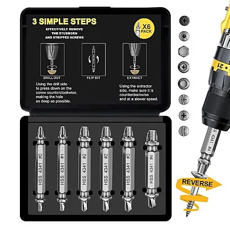 HSS Screw & Bolt Extractor Set