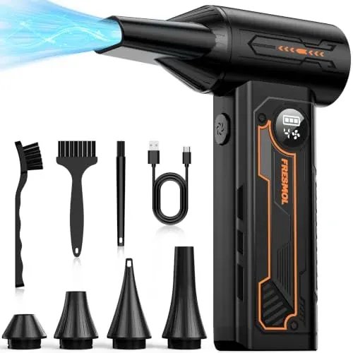 FRESMOL 130000 RPM Multi-Speed Cordless Electric Air Duster