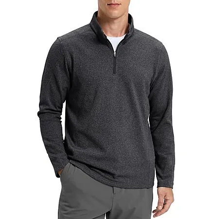G Gradual Men's Quarter Zip Pullover Fleece Lined Sweatshirt (Various)