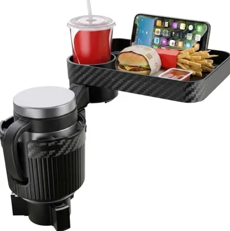 Hardrock Car Cup Holder Tray w/ 9” Detachable Table