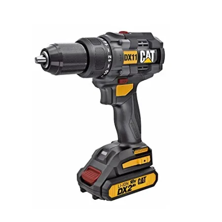 CAT DX11 18V 1/2" Cordless Drill/Driver w/ Two 4Ah Batteries, Charger