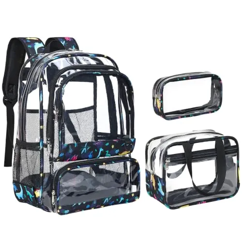 Vorspack 3-Pc Clear Backpack Set
