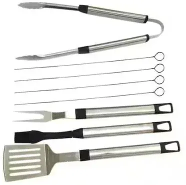 Nexgrill Grill Tool Set with Stainless Steel Handles (8 Piece) (In-Store Clearance Price)
