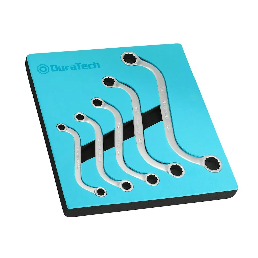 Duratech S-Style SAE 5-Piece Box End Wrench Set